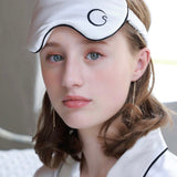 silk satin eye mask cream30 momme