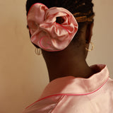 silk satin scrunchie pink30匁