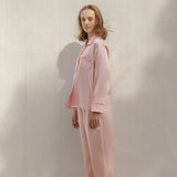 silk satin pajama pink30匁