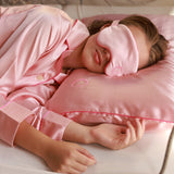 silk satin pillowcase pink30匁