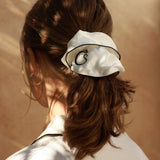 silk satin scrunchie cream30匁