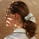 silk satin scrunchie cream30匁