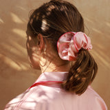 silk satin scrunchie pink30匁