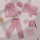 silk satin pajama pink30匁